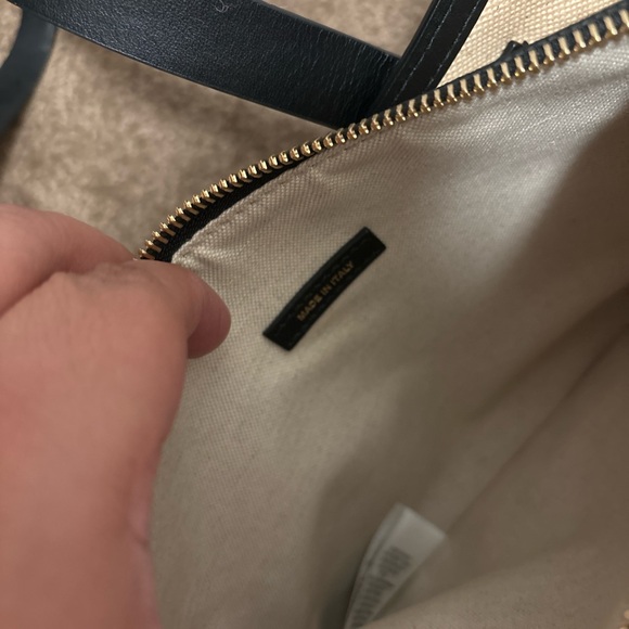 Burberry Canvas Logo Tote with pouch - Picture 5 of 8